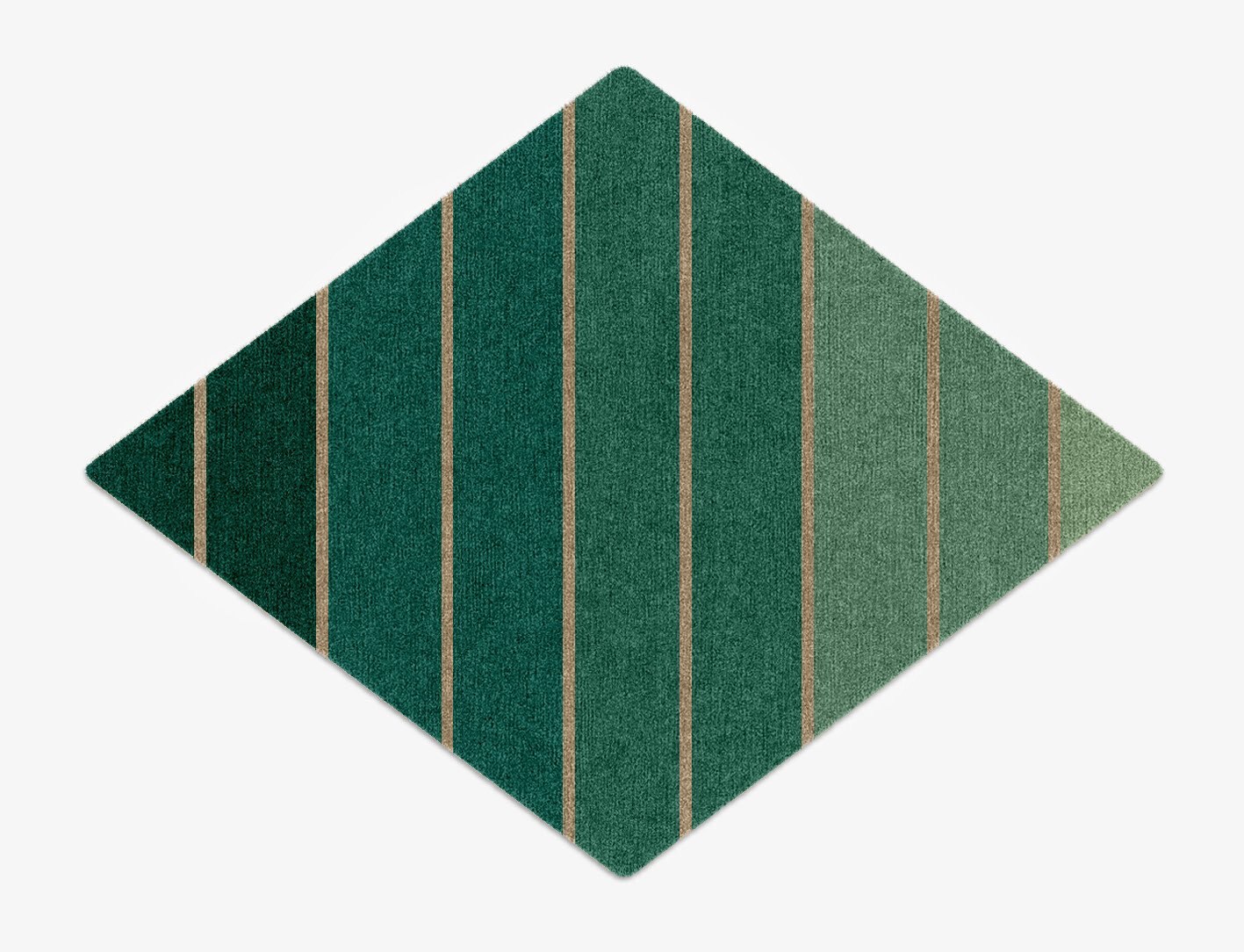 Sage Geometric Diamond Hand Knotted Tibetan Wool Custom Rug by Rug Artisan