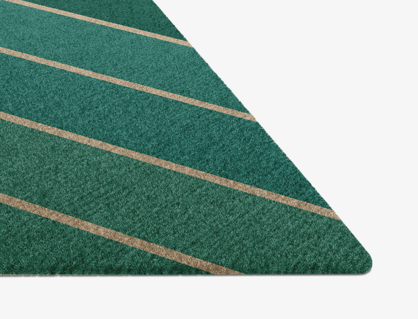 Sage Geometric Diamond Hand Knotted Tibetan Wool Custom Rug by Rug Artisan