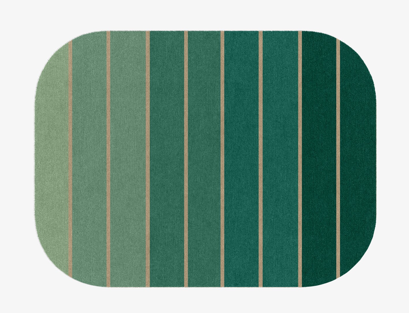 Sage Geometric Oblong Hand Knotted Tibetan Wool Custom Rug by Rug Artisan