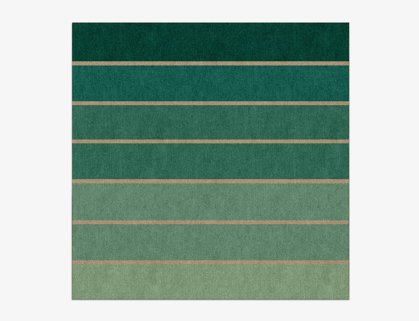 Sage Geometric Square Hand Knotted Tibetan Wool Custom Rug by Rug Artisan