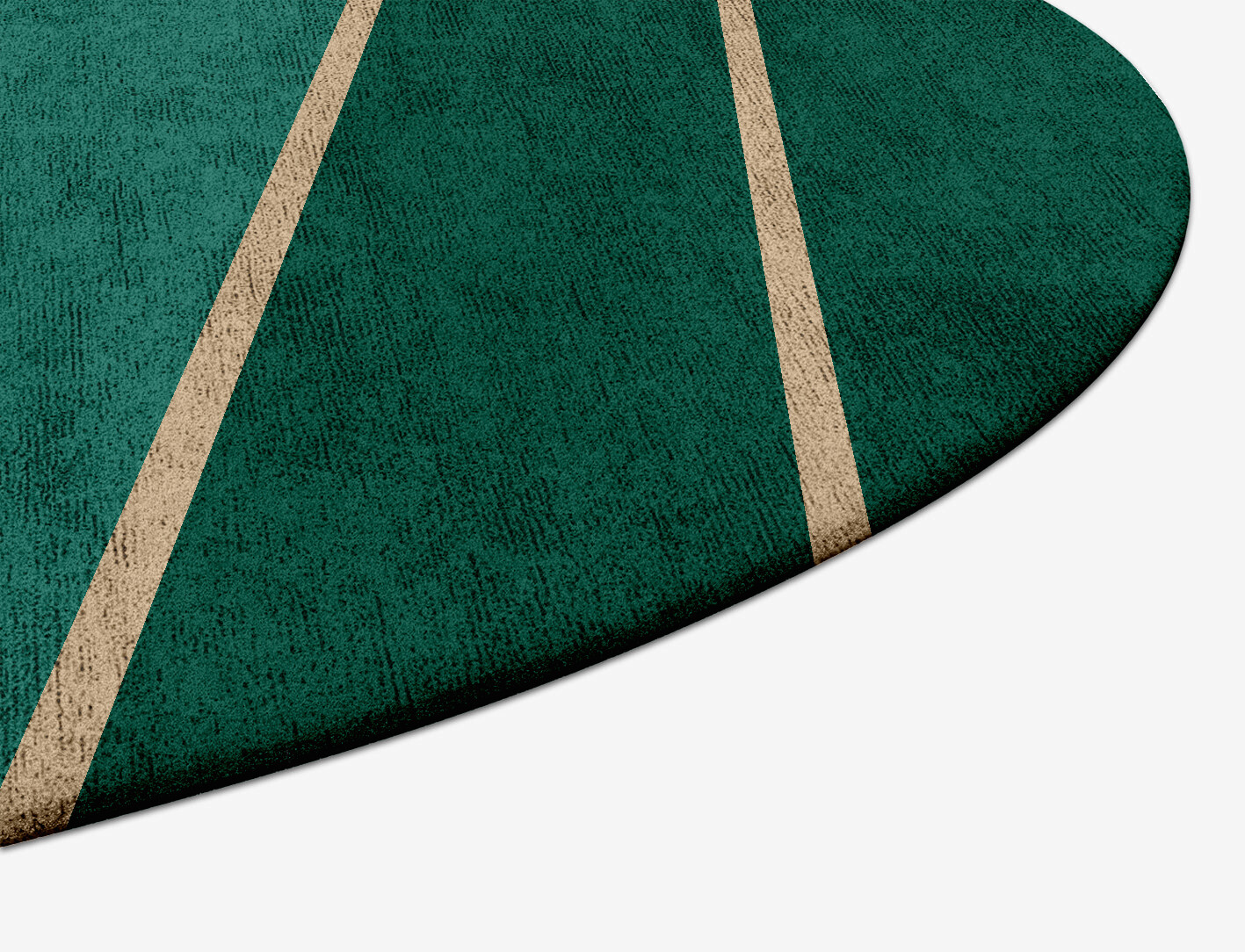 Sage Geometric Capsule Hand Tufted Bamboo Silk Custom Rug by Rug Artisan