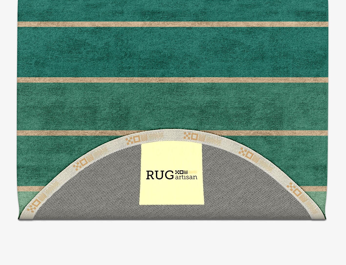 Sage Geometric Capsule Hand Tufted Bamboo Silk Custom Rug by Rug Artisan