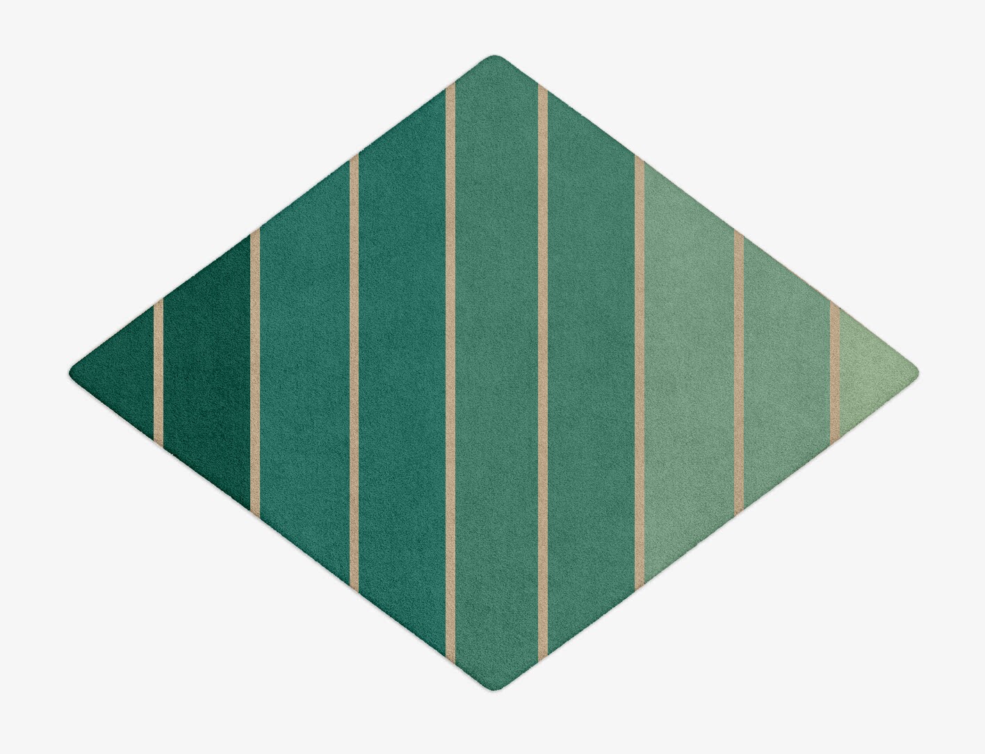 Sage Geometric Diamond Hand Tufted Pure Wool Custom Rug by Rug Artisan
