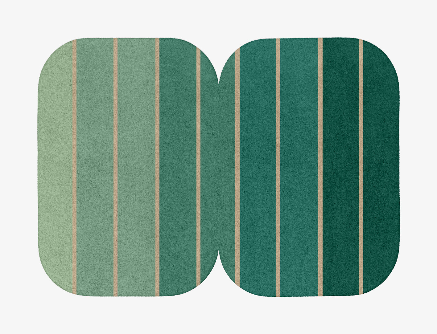 Sage Geometric Eight Hand Tufted Pure Wool Custom Rug by Rug Artisan