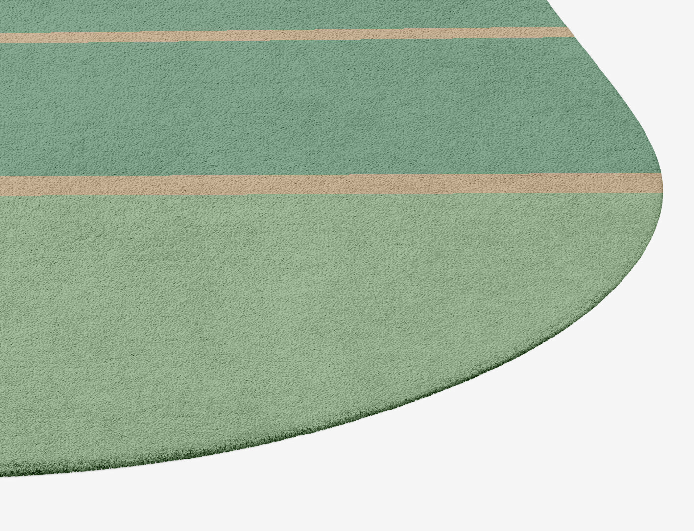 Sage Geometric Eight Hand Tufted Pure Wool Custom Rug by Rug Artisan