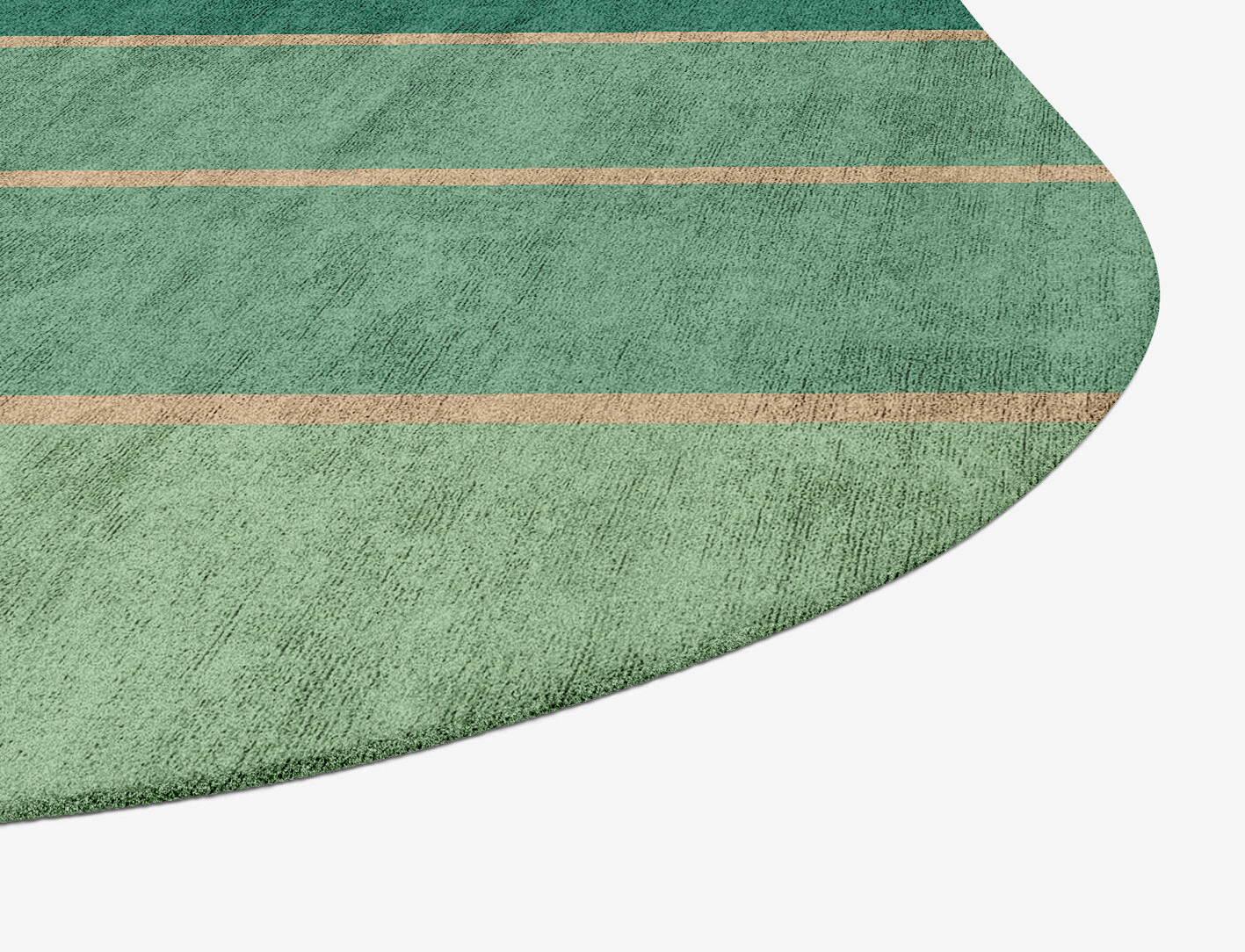 Sage Geometric Oblong Hand Tufted Bamboo Silk Custom Rug by Rug Artisan