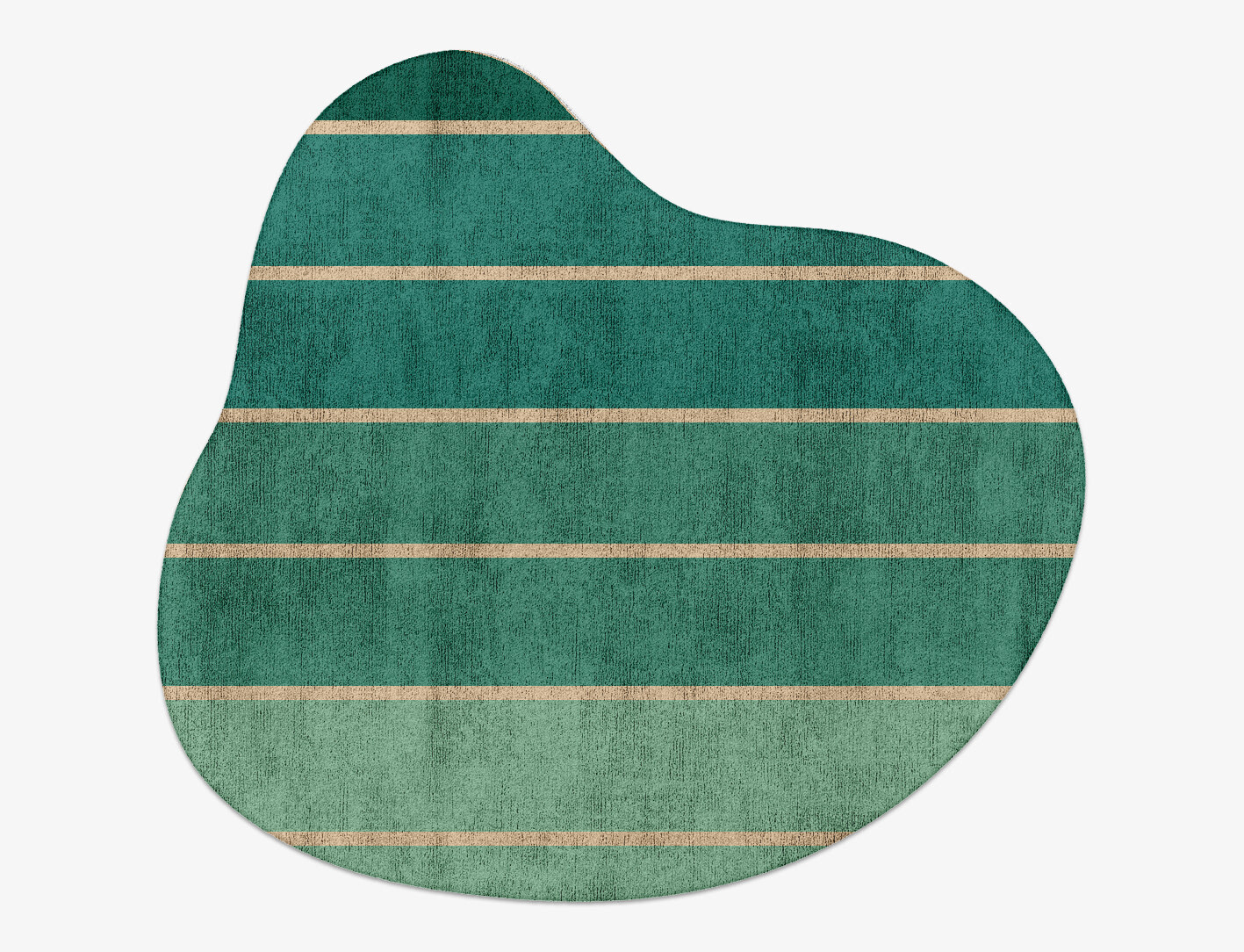 Sage Geometric Splash Hand Tufted Bamboo Silk Custom Rug by Rug Artisan