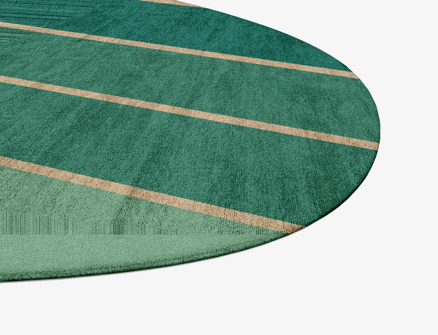 Sage Geometric Splash Hand Tufted Bamboo Silk Custom Rug by Rug Artisan