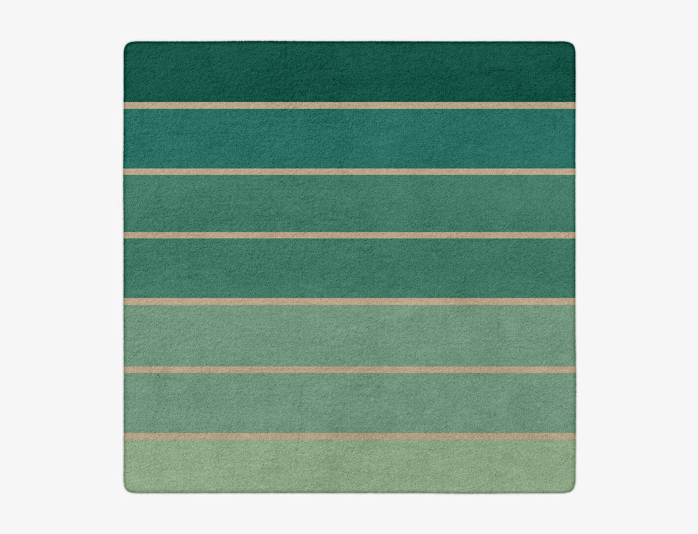 Sage Geometric Square Hand Tufted Pure Wool Custom Rug by Rug Artisan