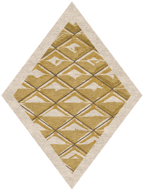 Sakana Origami Diamond Hand Knotted Tibetan Wool Custom Rug by Rug Artisan