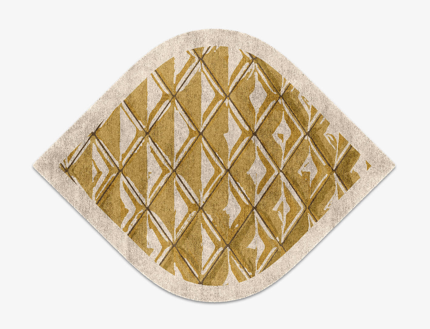 Sakana Origami Ogee Hand Knotted Bamboo Silk Custom Rug by Rug Artisan