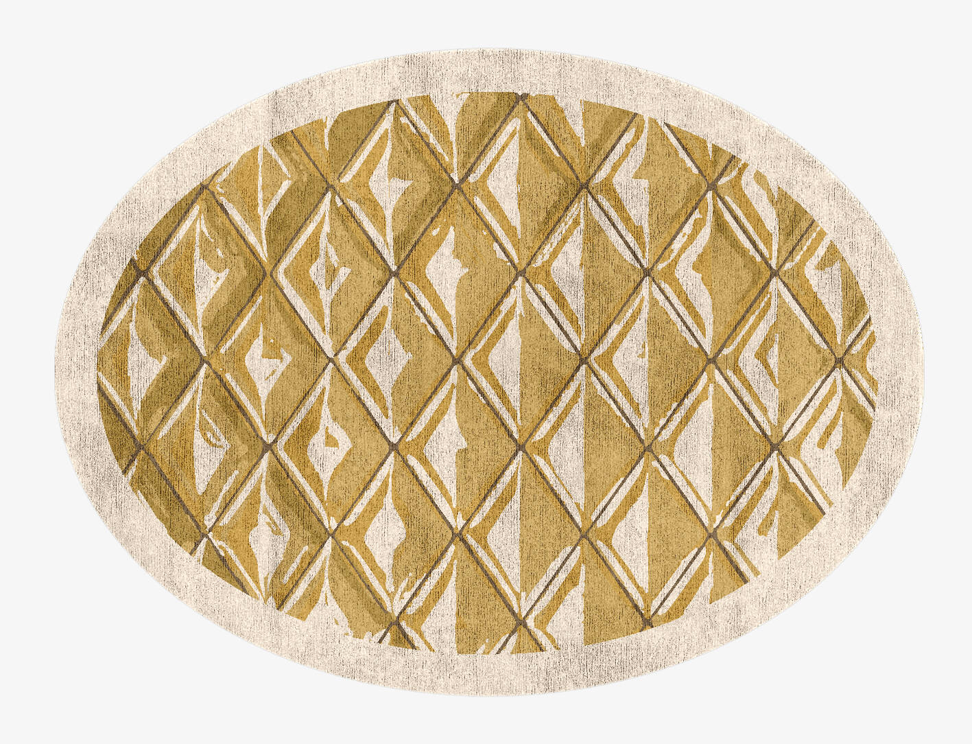 Sakana Origami Oval Hand Knotted Bamboo Silk Custom Rug by Rug Artisan