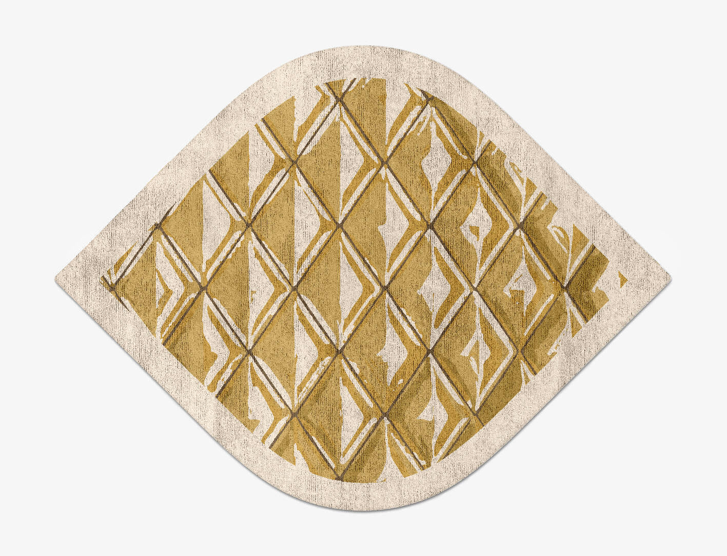 Sakana Origami Ogee Hand Tufted Bamboo Silk Custom Rug by Rug Artisan