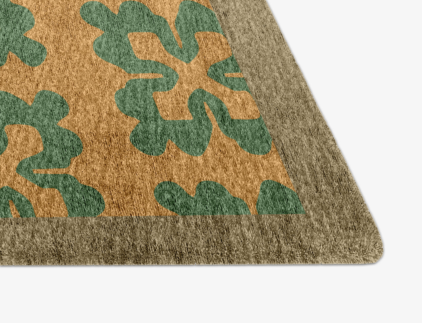 Saltire Geometric Arch Hand Knotted Bamboo Silk Custom Rug by Rug Artisan