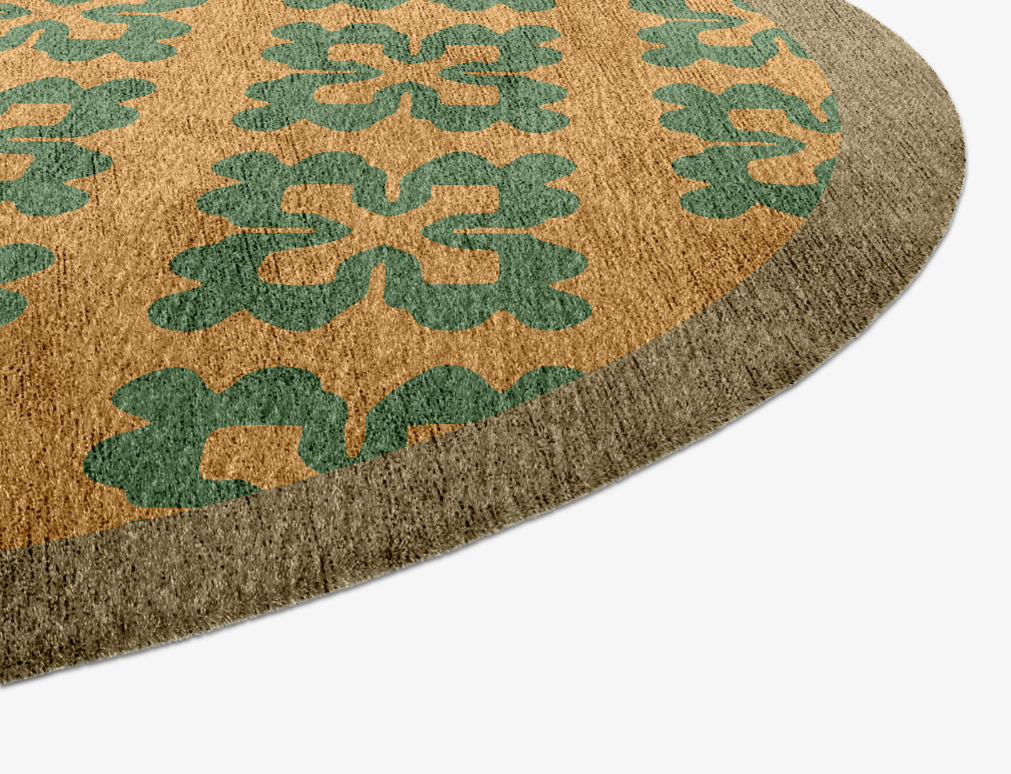 Saltire Geometric Capsule Hand Knotted Bamboo Silk Custom Rug by Rug Artisan