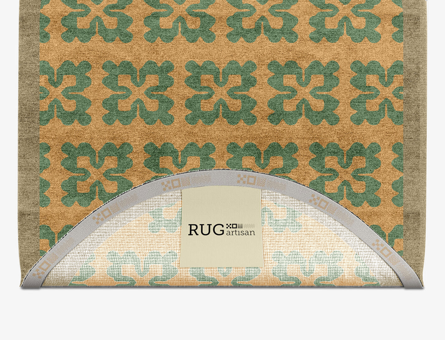 Saltire Geometric Capsule Hand Knotted Bamboo Silk Custom Rug by Rug Artisan