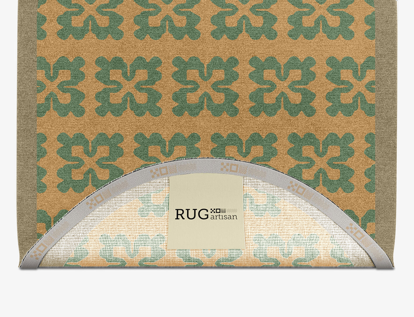 Saltire Geometric Capsule Hand Knotted Tibetan Wool Custom Rug by Rug Artisan
