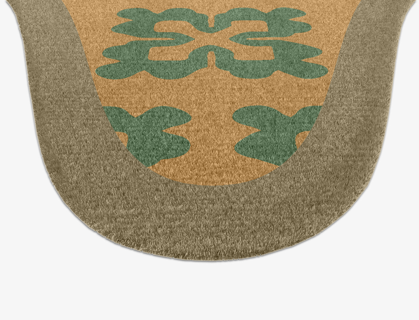 Saltire Geometric Drop Hand Knotted Tibetan Wool Custom Rug by Rug Artisan