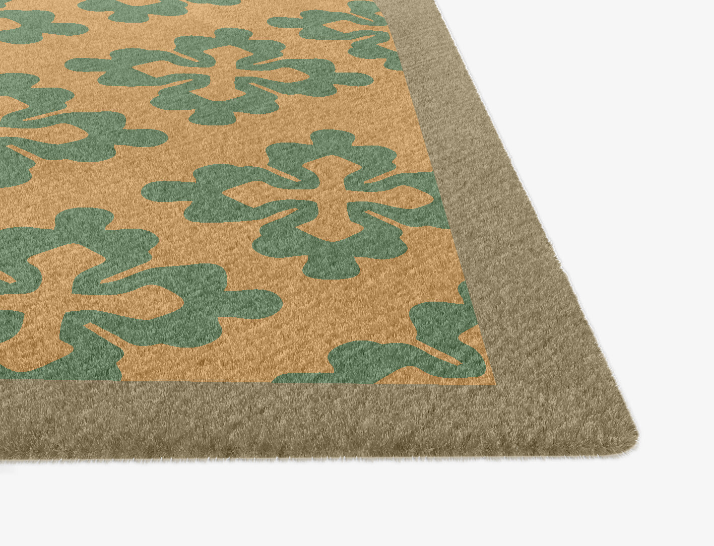Saltire Geometric Ogee Hand Knotted Tibetan Wool Custom Rug by Rug Artisan