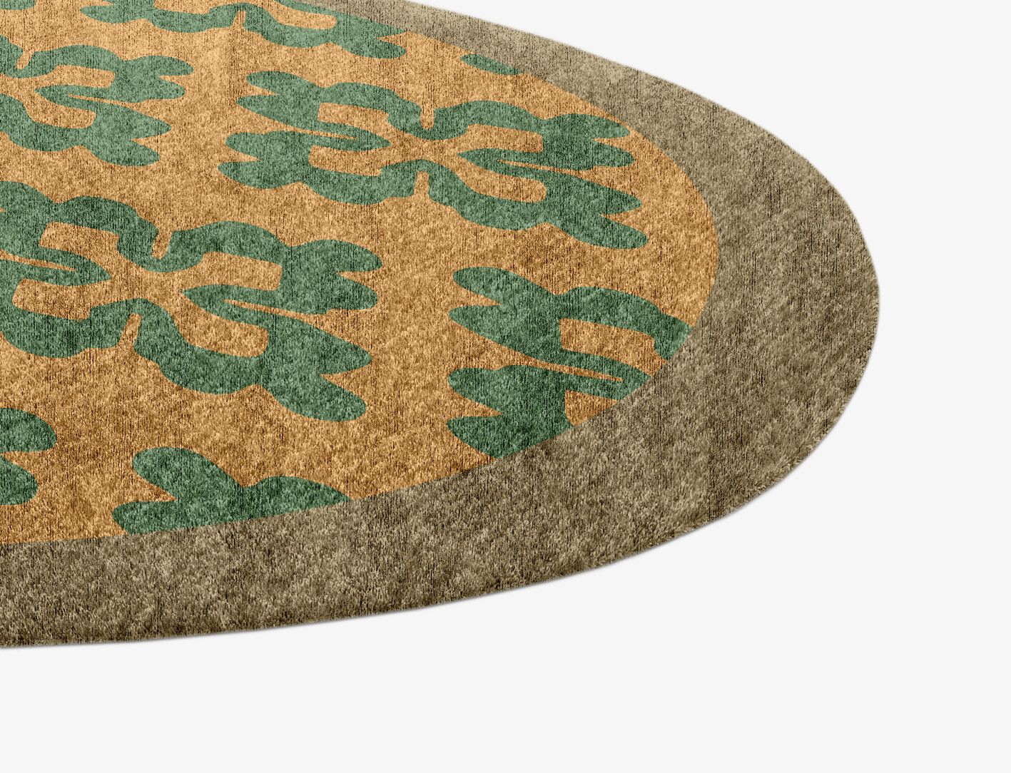 Saltire Geometric Splash Hand Knotted Bamboo Silk Custom Rug by Rug Artisan