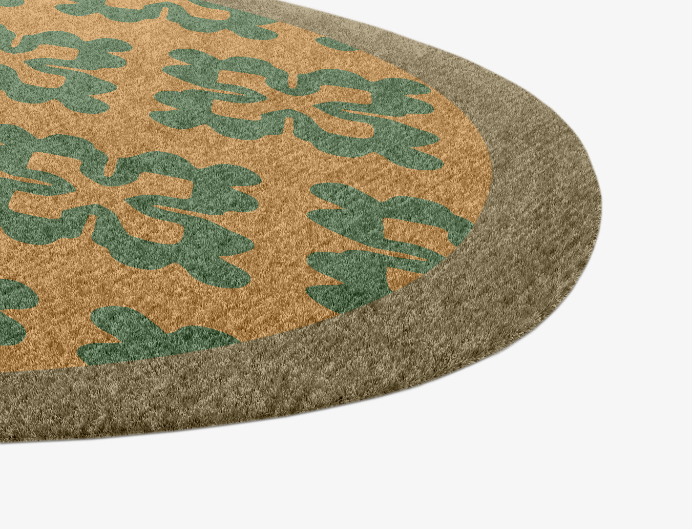 Saltire Geometric Splash Hand Knotted Tibetan Wool Custom Rug by Rug Artisan