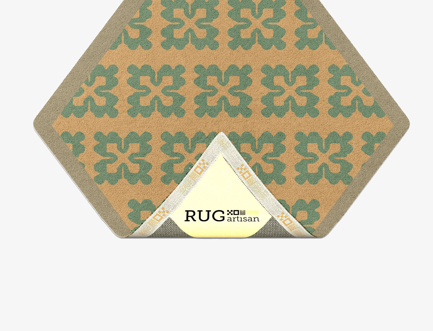 Saltire Geometric Diamond Hand Tufted Pure Wool Custom Rug by Rug Artisan
