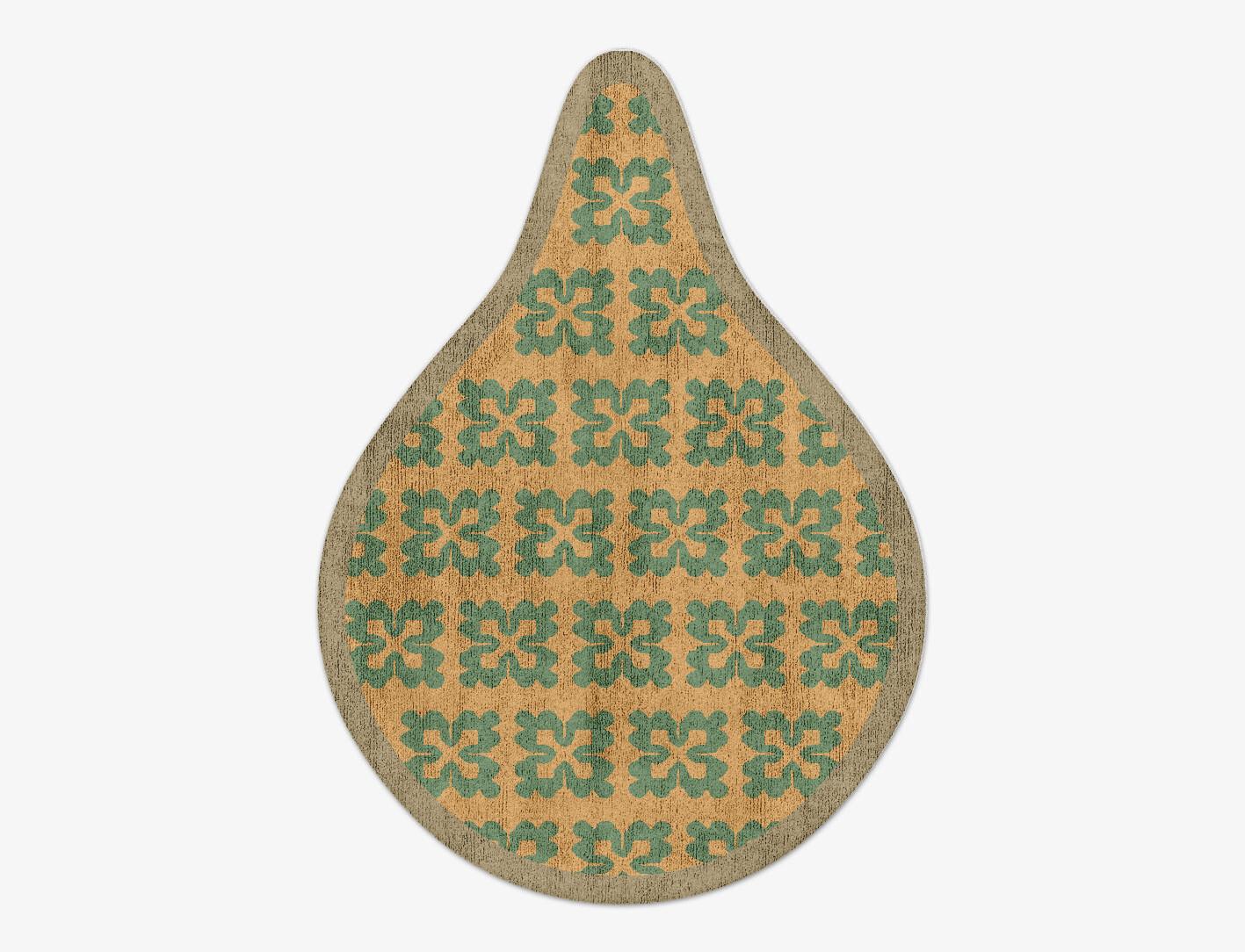 Saltire Geometric Drop Hand Tufted Bamboo Silk Custom Rug by Rug Artisan
