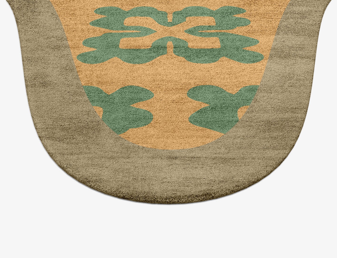 Saltire Geometric Drop Hand Tufted Bamboo Silk Custom Rug by Rug Artisan