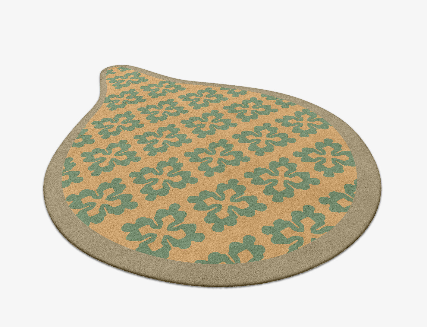Saltire Geometric Drop Hand Tufted Pure Wool Custom Rug by Rug Artisan