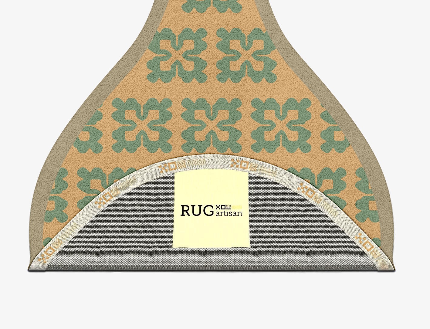 Saltire Geometric Drop Hand Tufted Pure Wool Custom Rug by Rug Artisan