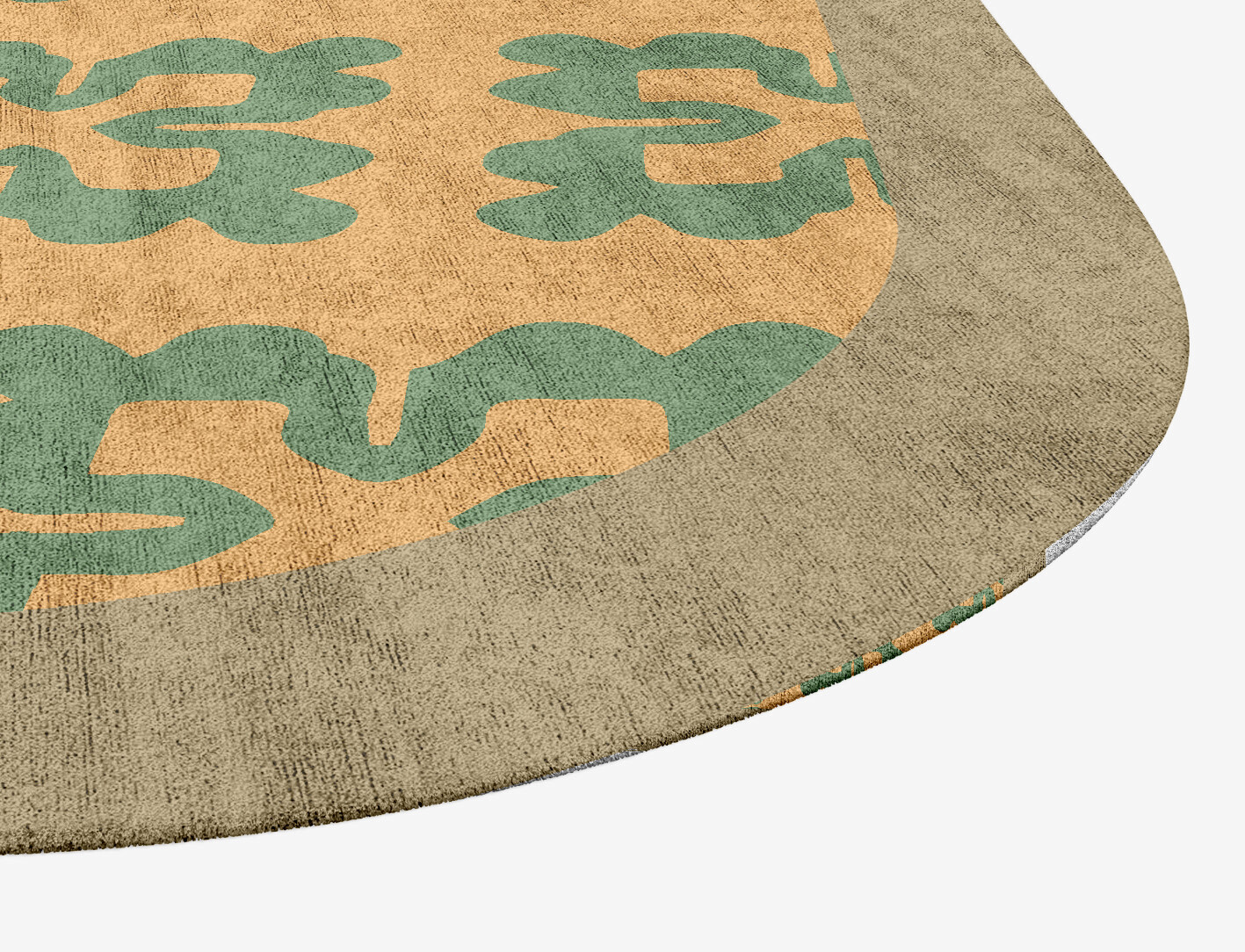 Saltire Geometric Eight Hand Tufted Bamboo Silk Custom Rug by Rug Artisan