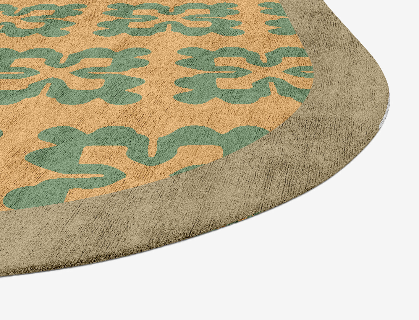 Saltire Geometric Oblong Hand Tufted Bamboo Silk Custom Rug by Rug Artisan