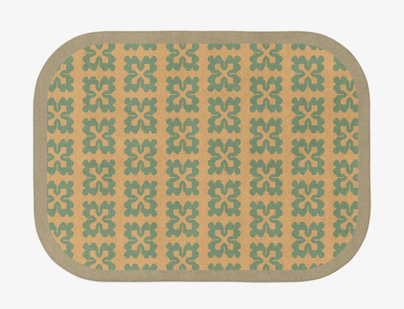 Saltire Geometric Oblong Hand Tufted Pure Wool Custom Rug by Rug Artisan