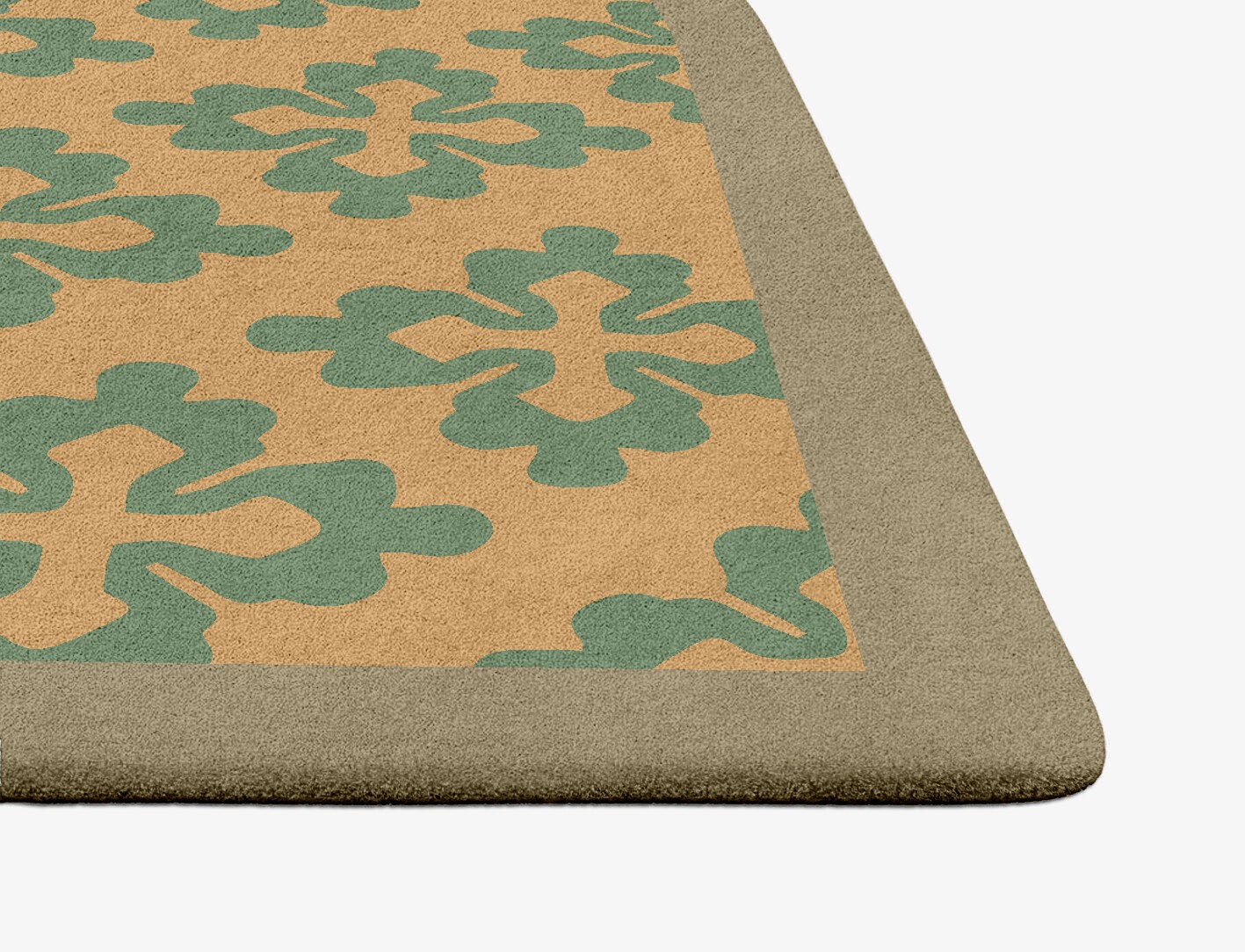 Saltire Geometric Ogee Hand Tufted Pure Wool Custom Rug by Rug Artisan
