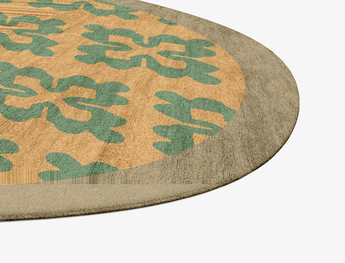 Saltire Geometric Splash Hand Tufted Bamboo Silk Custom Rug by Rug Artisan