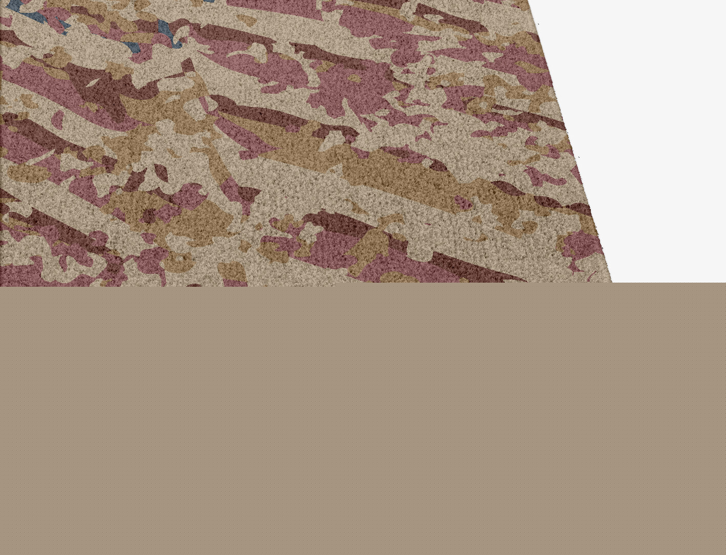 Sandy Beach Surface Art Square Hand Knotted Tibetan Wool Custom Rug by Rug Artisan