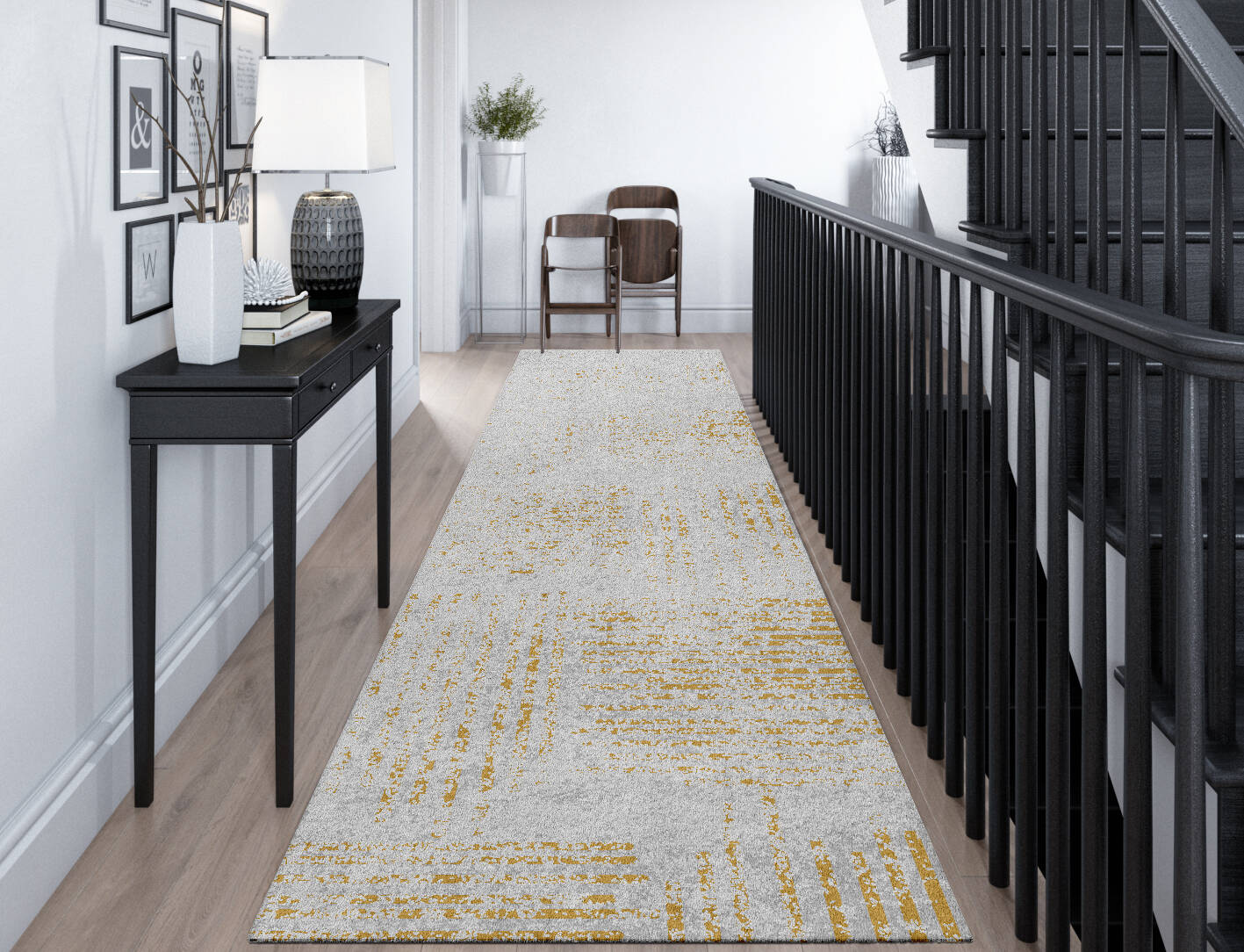 Satiny  Runner Hand Tufted Pure Wool Custom Rug by Rug Artisan