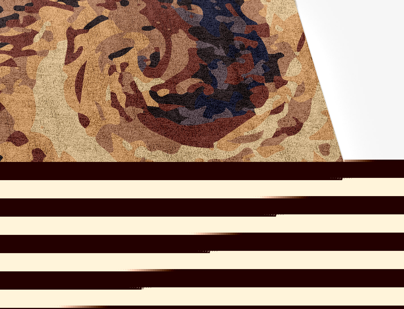Savannah Surface Art Rectangle Hand Tufted Bamboo Silk Custom Rug by Rug Artisan