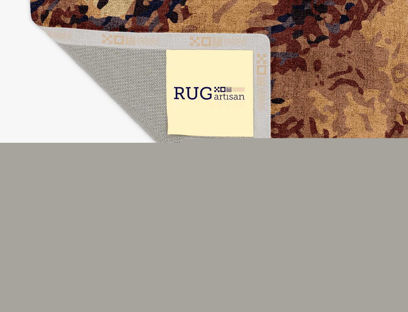 Savannah Surface Art Rectangle Hand Tufted Bamboo Silk Custom Rug by Rug Artisan