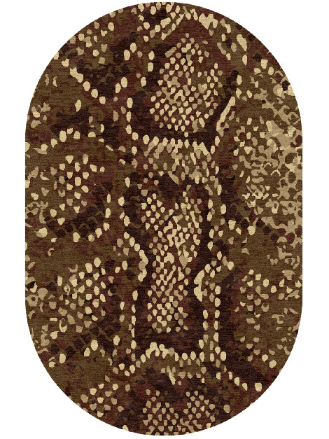 Scales Animal Prints Capsule Hand Knotted Tibetan Wool Custom Rug by Rug Artisan