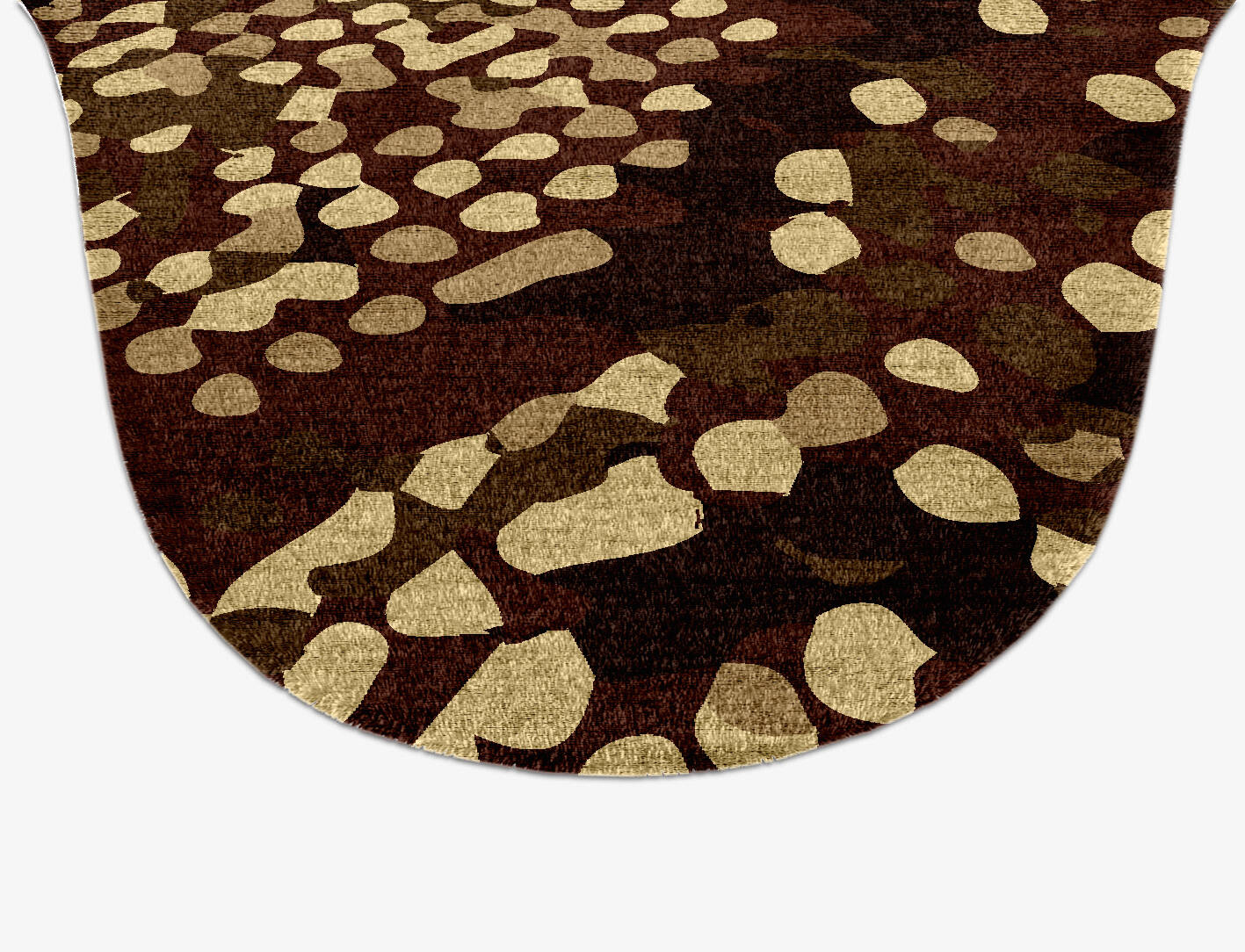 Scales Animal Prints Drop Hand Knotted Bamboo Silk Custom Rug by Rug Artisan