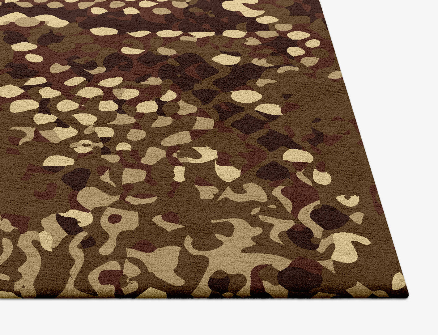 Scales Animal Prints Square Hand Tufted Pure Wool Custom Rug by Rug Artisan