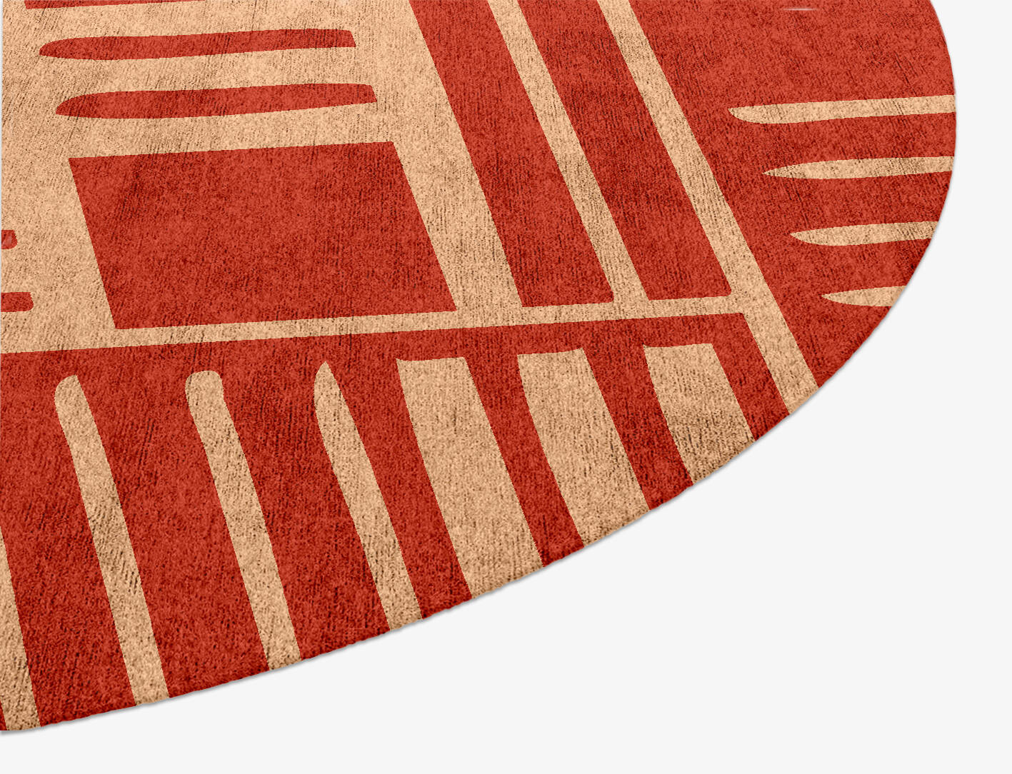 Schema Kid Oval Hand Knotted Bamboo Silk Custom Rug by Rug Artisan