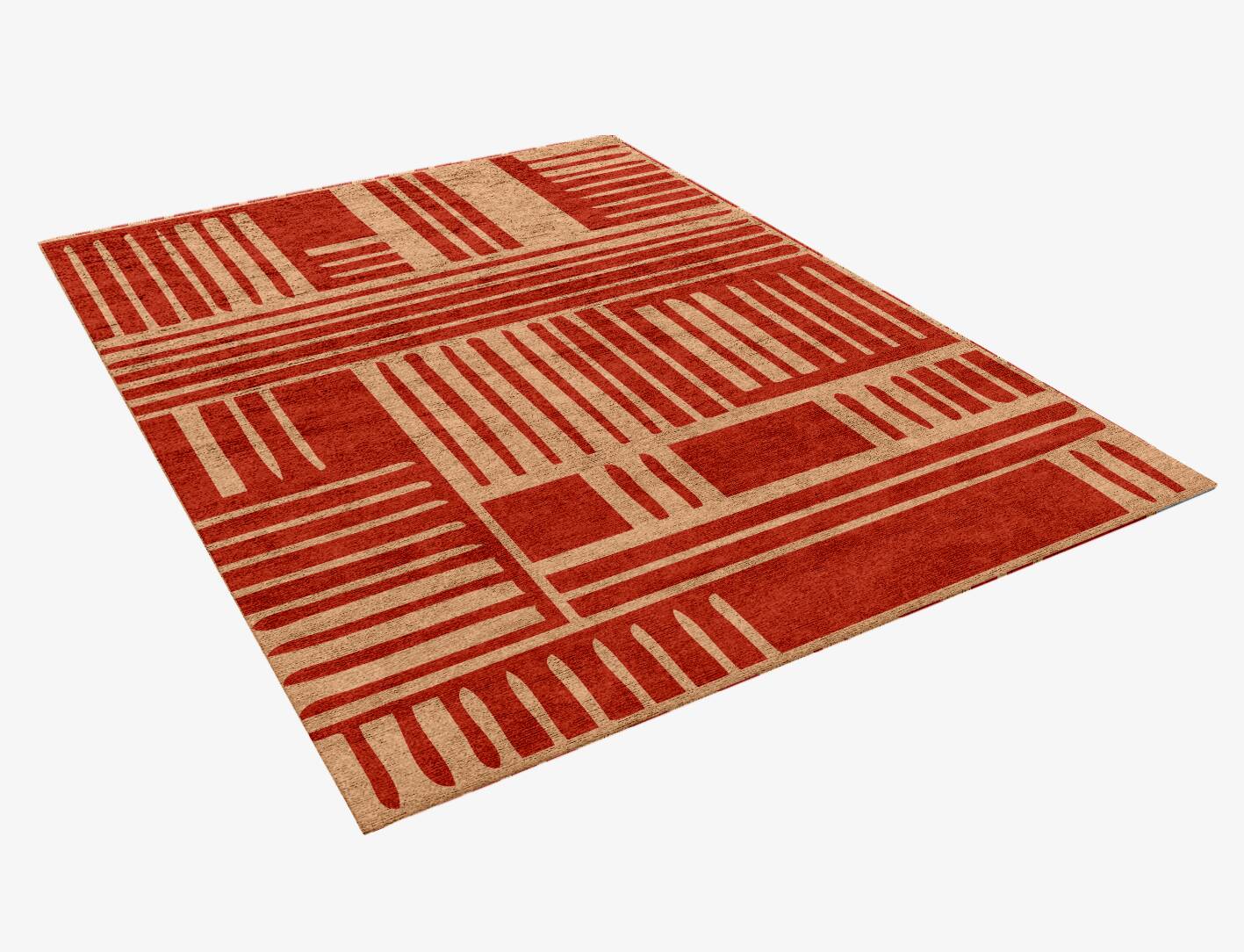 Schema Kid Rectangle Hand Knotted Bamboo Silk Custom Rug by Rug Artisan