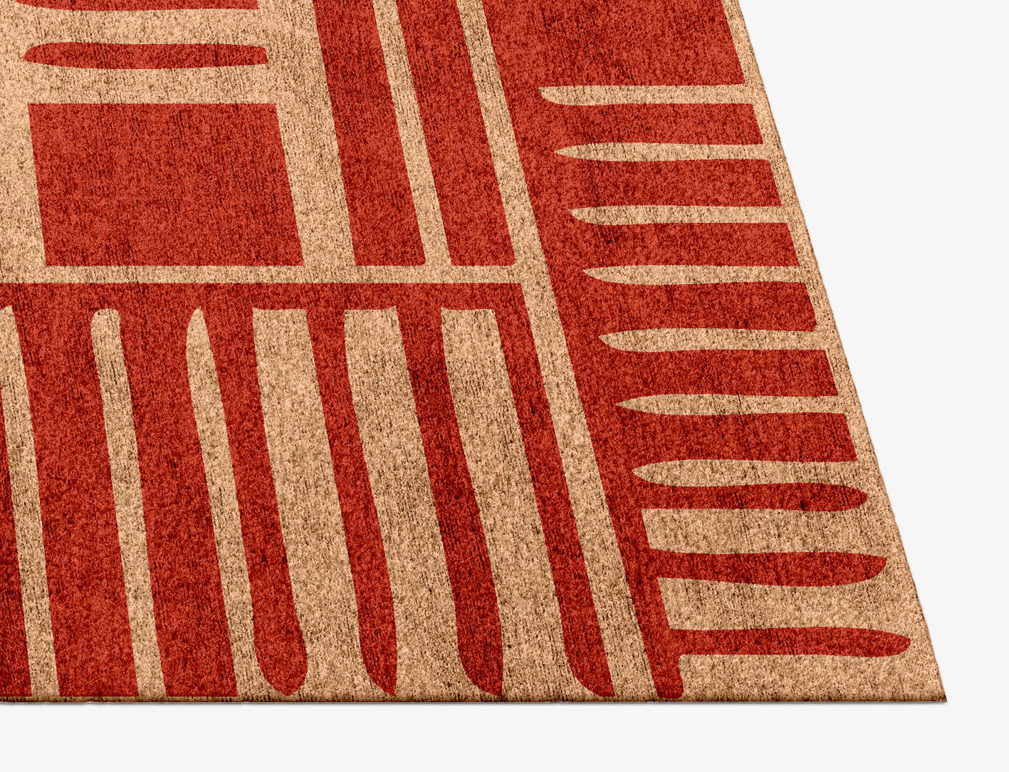 Schema Kid Rectangle Hand Knotted Bamboo Silk Custom Rug by Rug Artisan