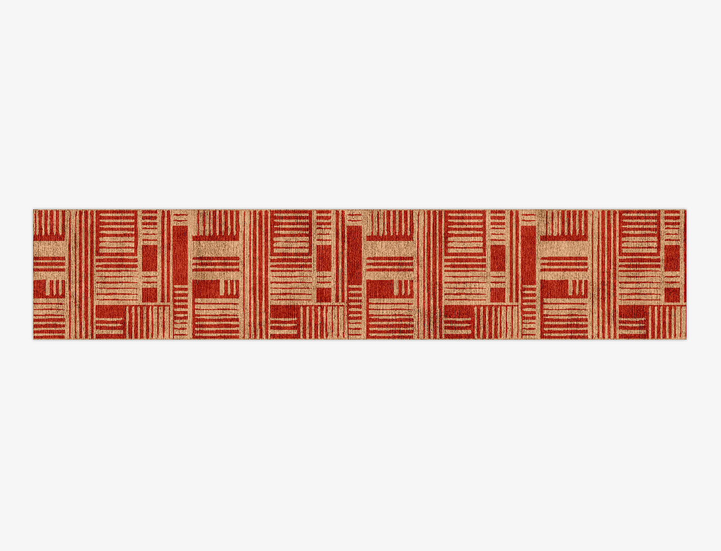 Schema Kid Runner Hand Knotted Bamboo Silk Custom Rug by Rug Artisan
