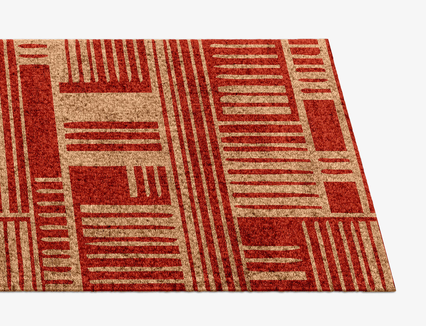 Schema Kid Runner Hand Knotted Bamboo Silk Custom Rug by Rug Artisan