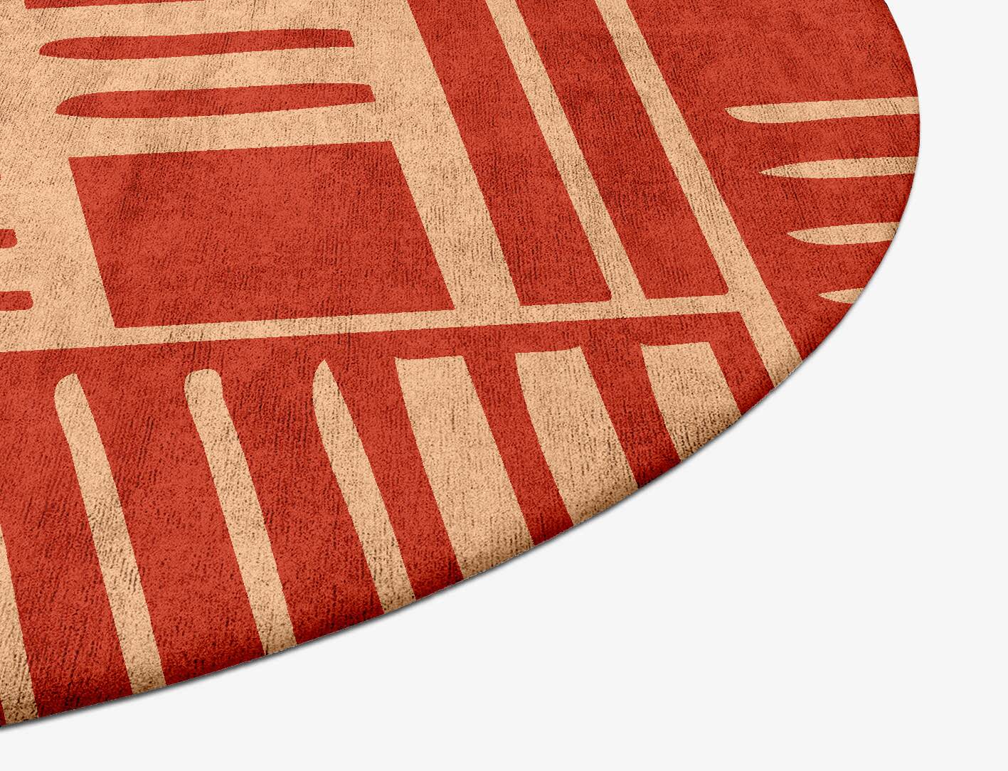 Schema Kid Oval Hand Tufted Bamboo Silk Custom Rug by Rug Artisan
