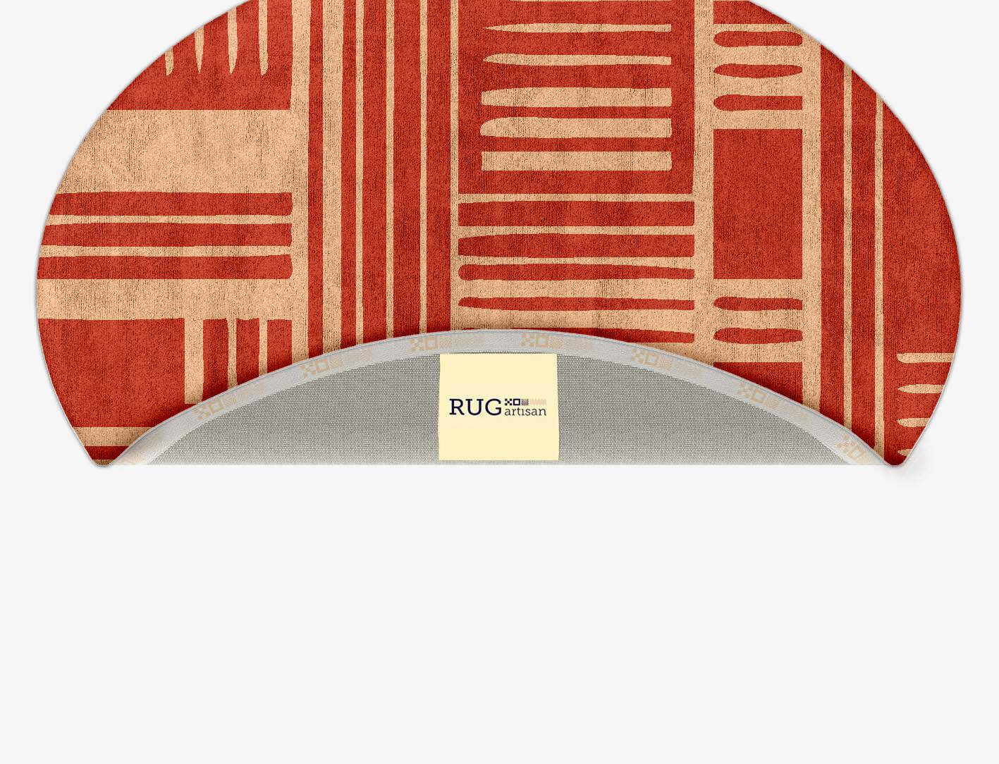 Schema Kid Oval Hand Tufted Bamboo Silk Custom Rug by Rug Artisan