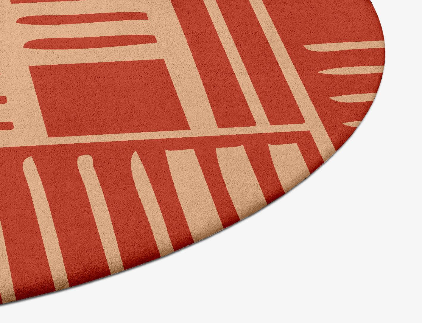 Schema Kid Oval Hand Tufted Pure Wool Custom Rug by Rug Artisan